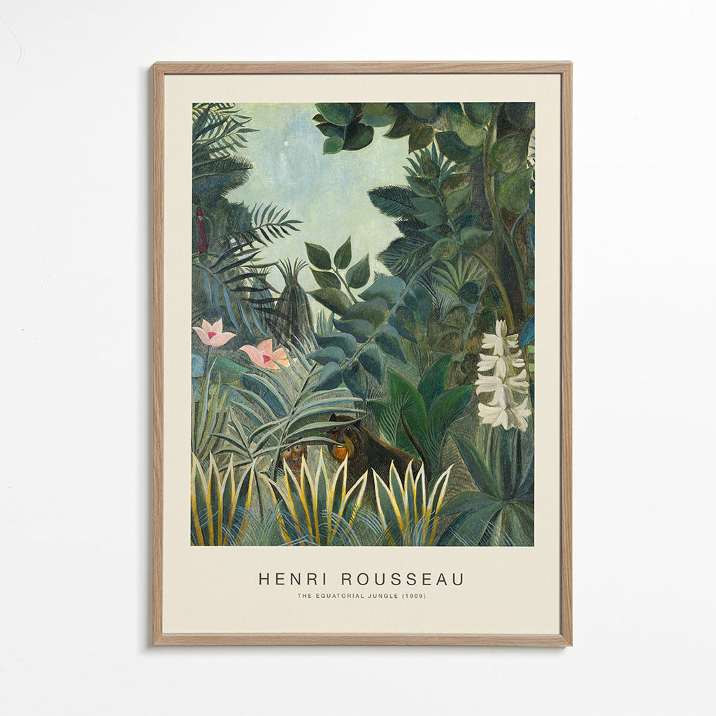 Botanisk plakat: Rousseau jungle