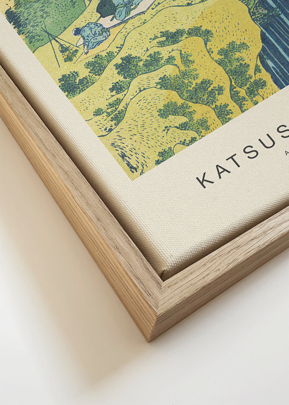 Landskabskunst: Amida-vandfald af Hokusai