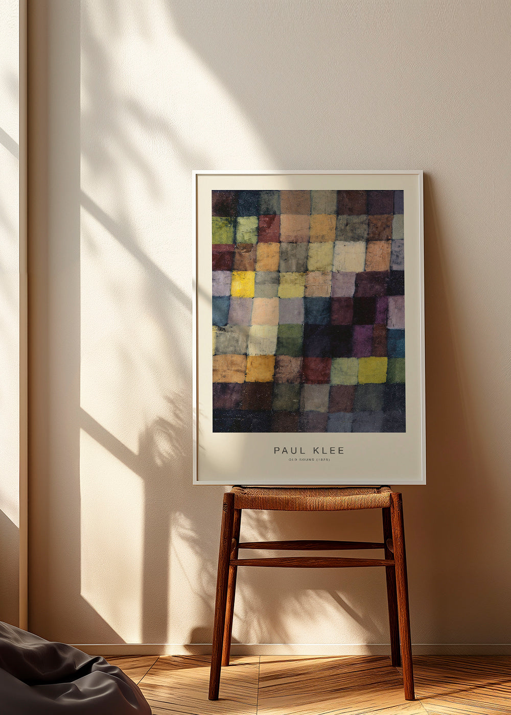 Abstrakt Paul Klee farverude-mosaik