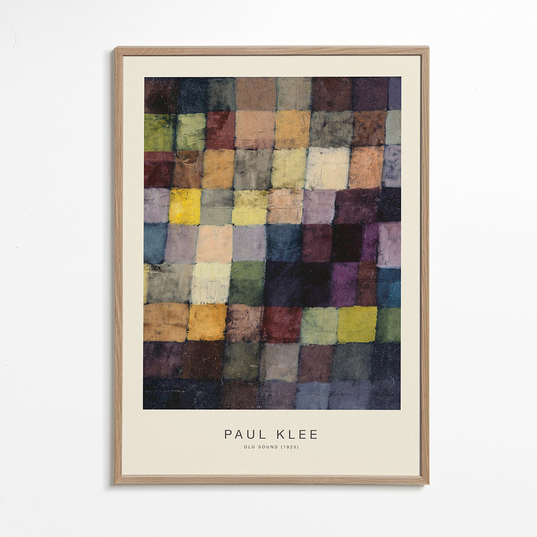 Abstrakt Paul Klee farverude-mosaik