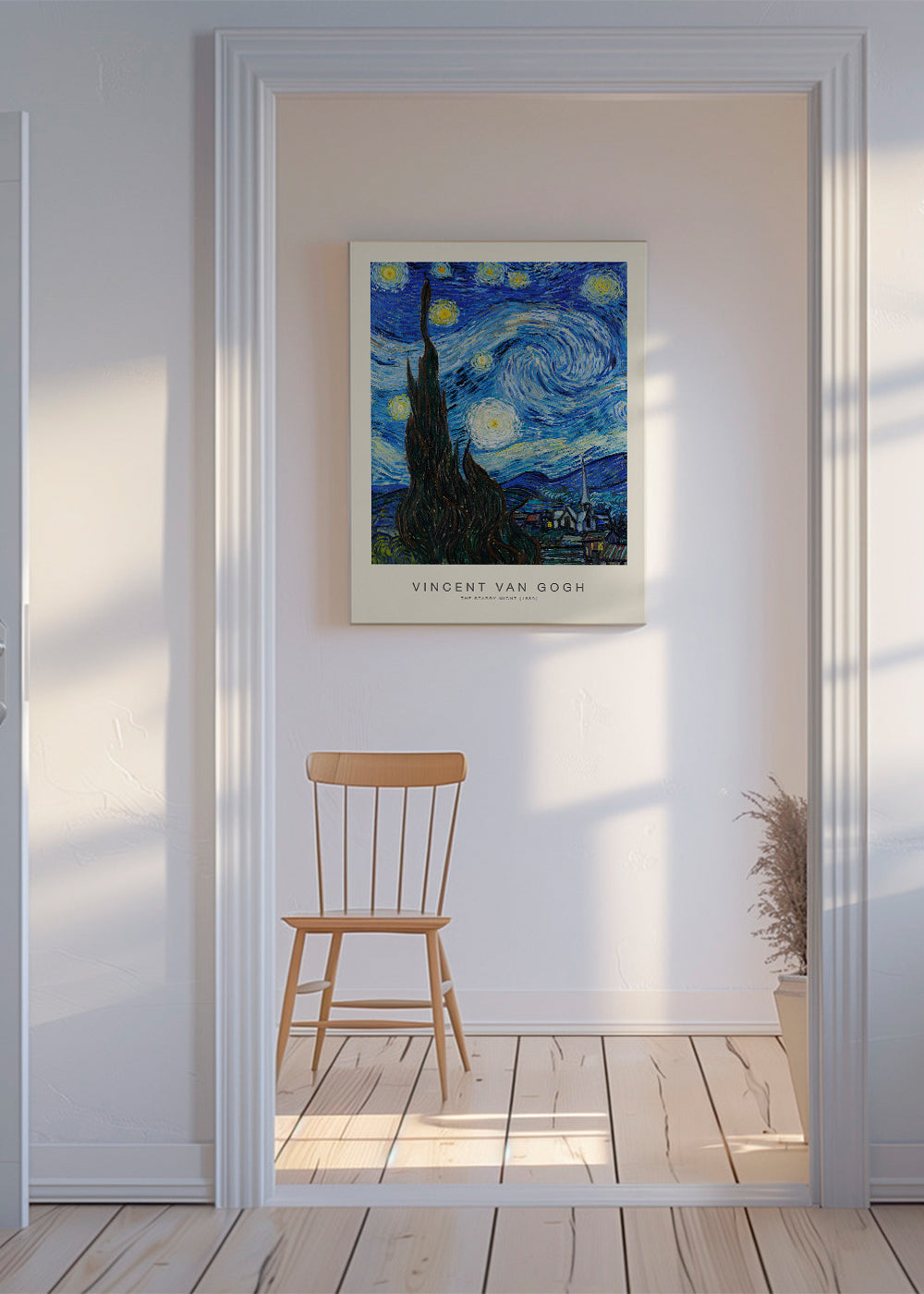 Køkkenkunst: studie af den hvirvlende nattehimmel