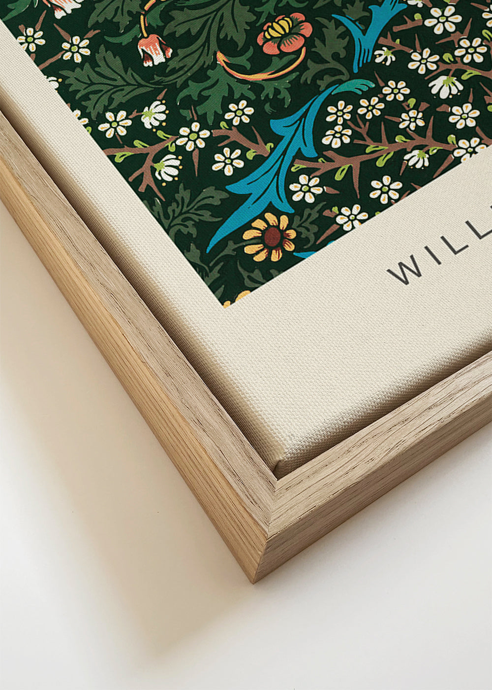 Botanisk tryk William Morris Blackthorn lodret