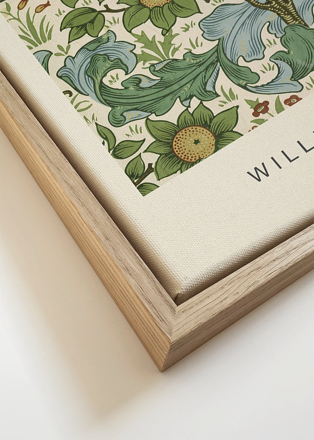 Botanisk plakat William Morris blomstermønster
