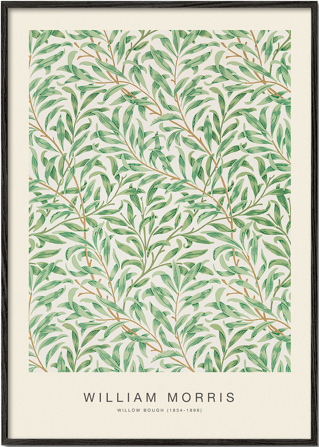 Botanisk plakat Willow Bough blade