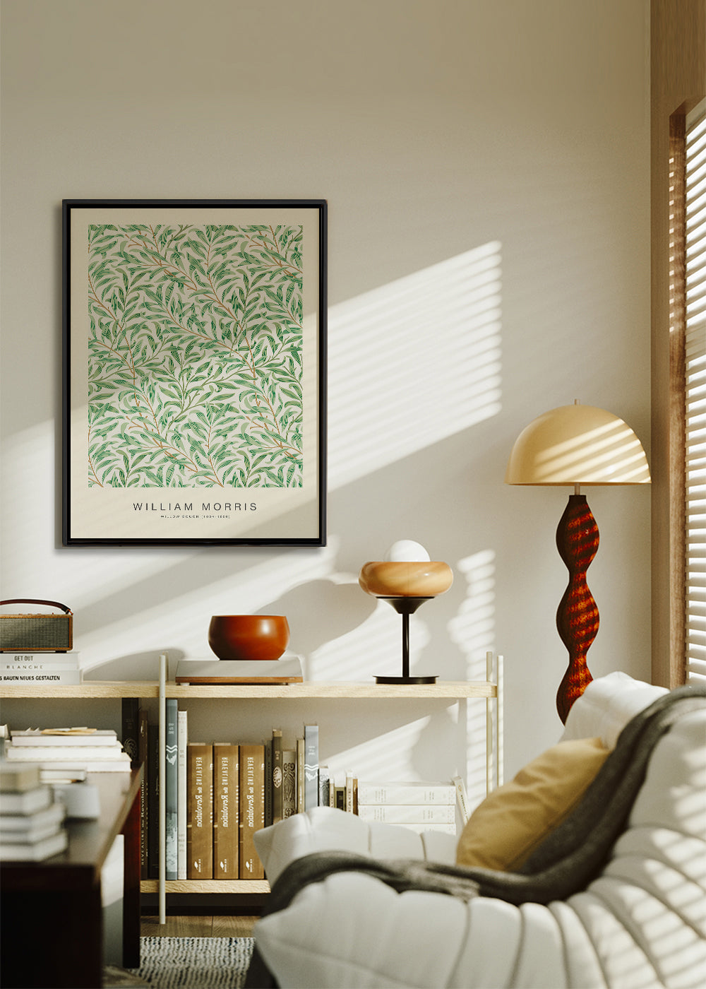 Botanisk plakat Willow Bough blade