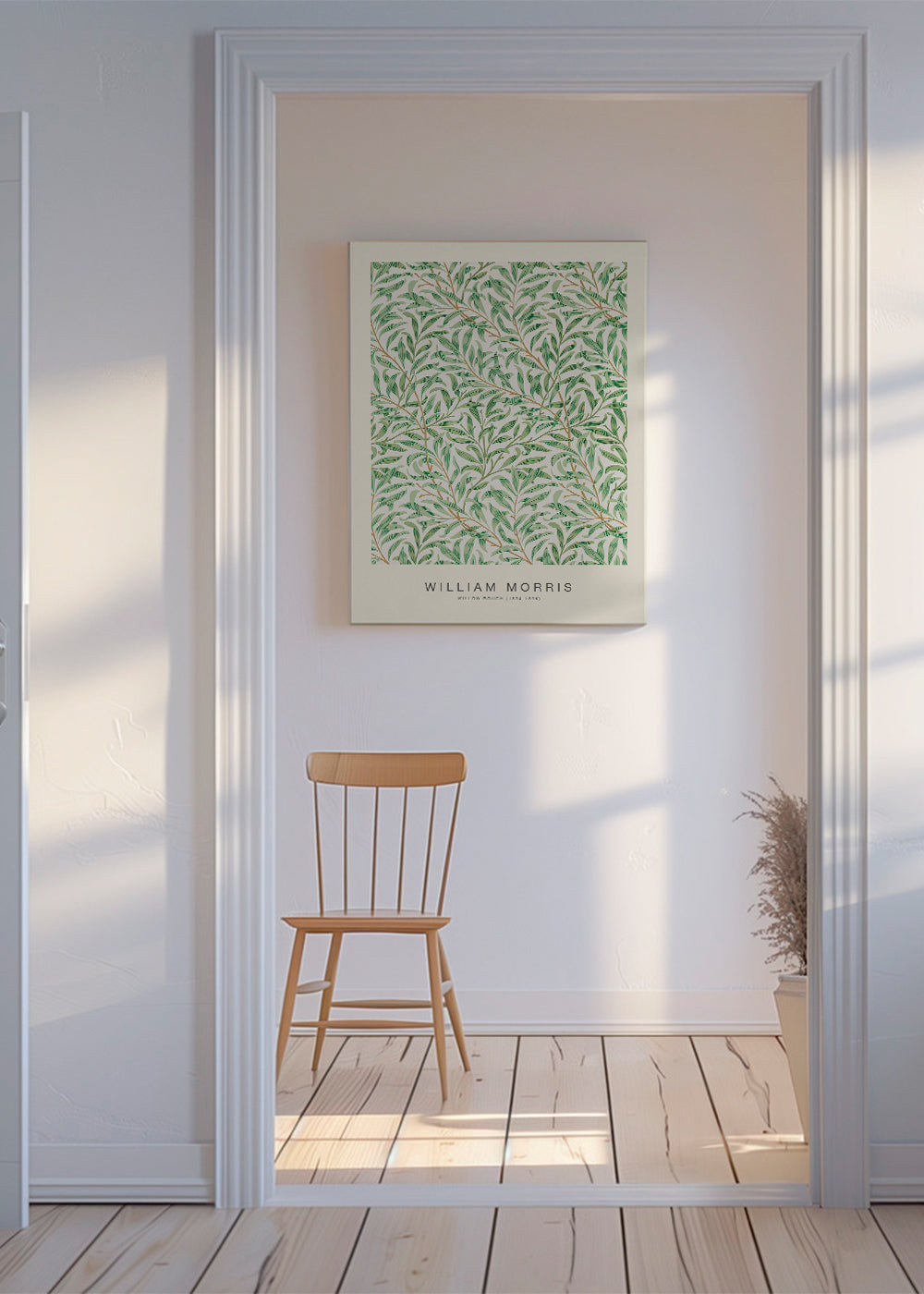 Botanisk plakat Willow Bough blade