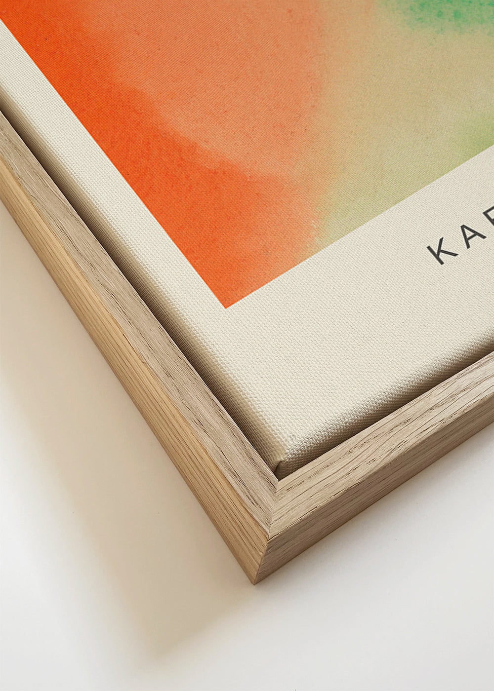 Vintage kunst: farvestudie i akvarel