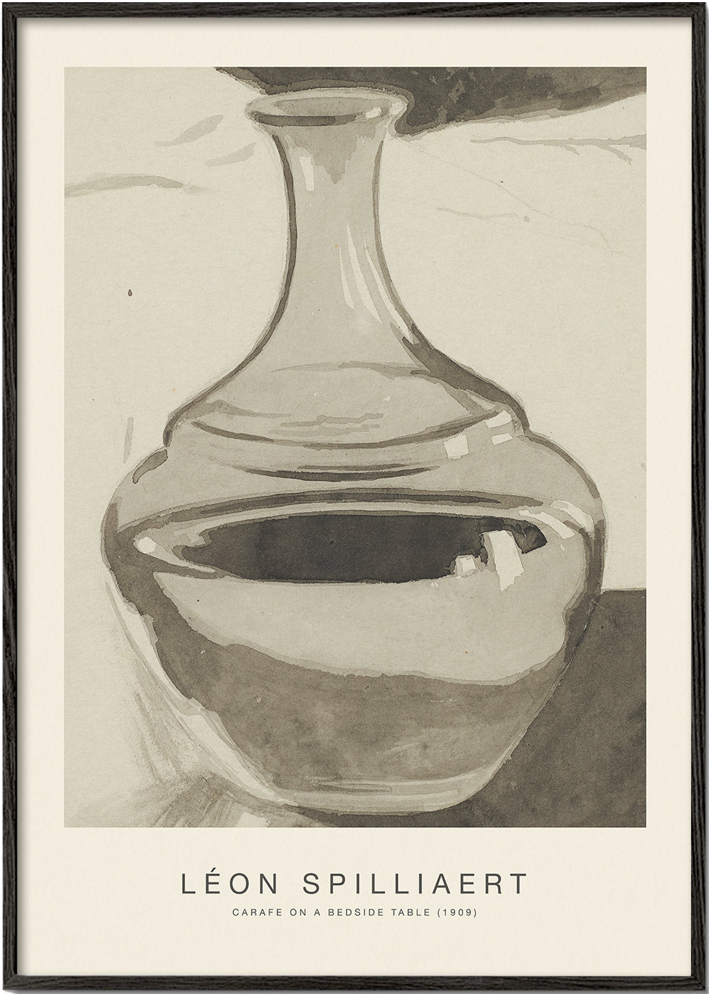 Køkkenkunst: glas karafe på natbordet
