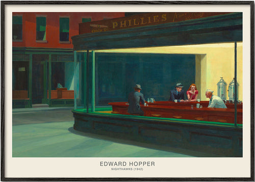 Køkkenkunst Nighthawks — natlig diner-scene