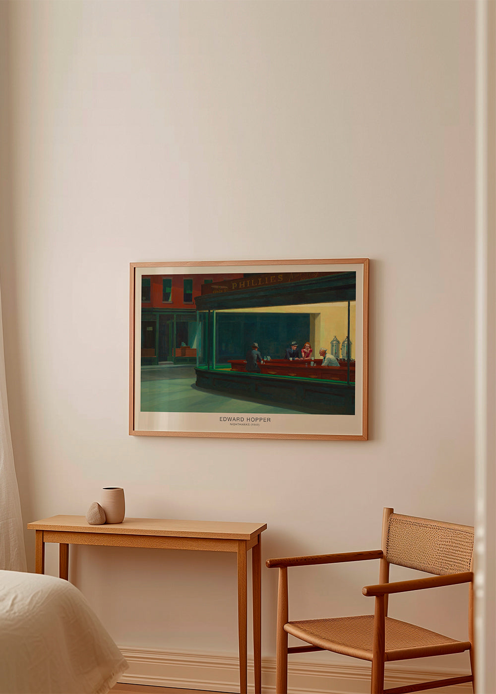 Køkkenkunst Nighthawks — natlig diner-scene
