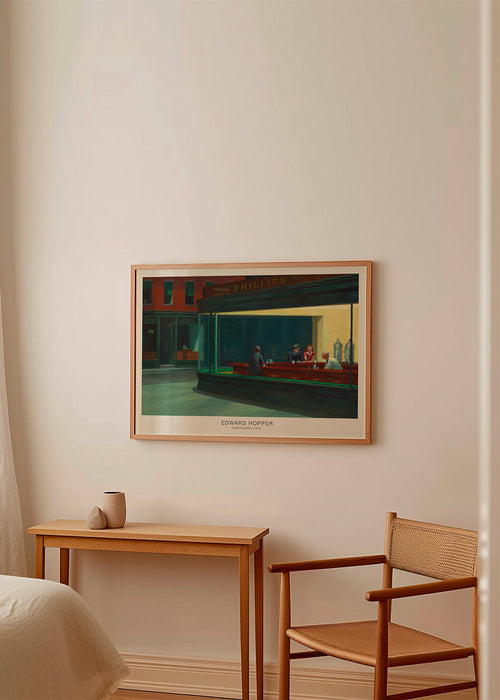 Køkkenkunst Nighthawks — natlig diner-scene