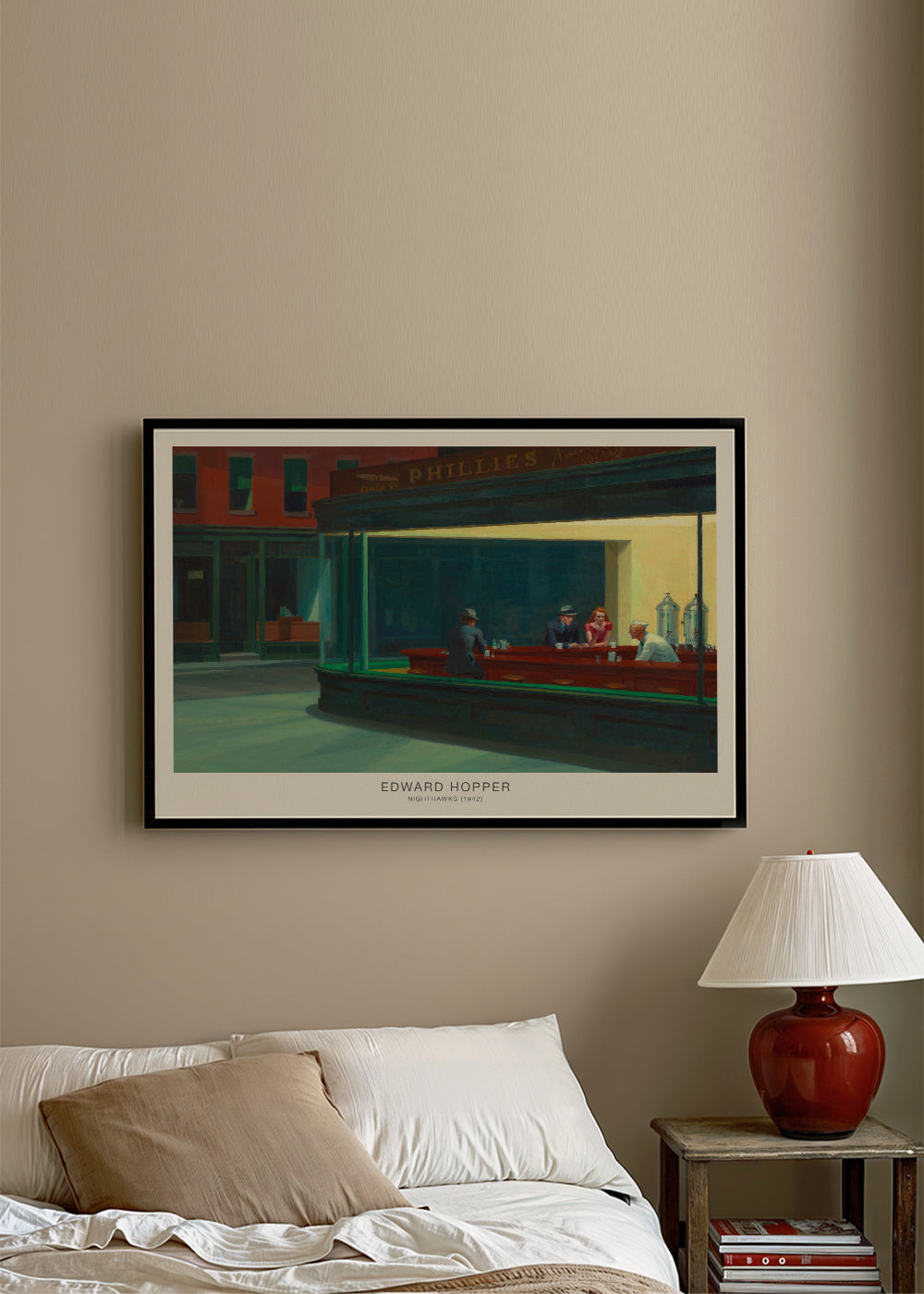 Køkkenkunst Nighthawks — natlig diner-scene