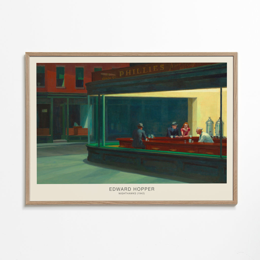 Køkkenkunst Nighthawks — natlig diner-scene