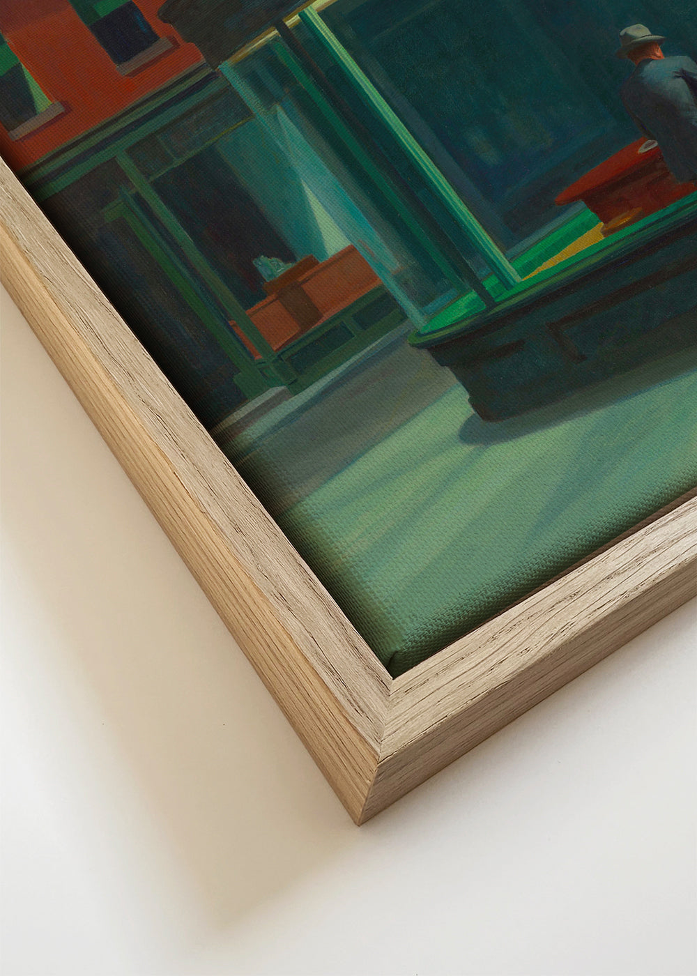 Køkkenkunst Nighthawks: sen aften i diner