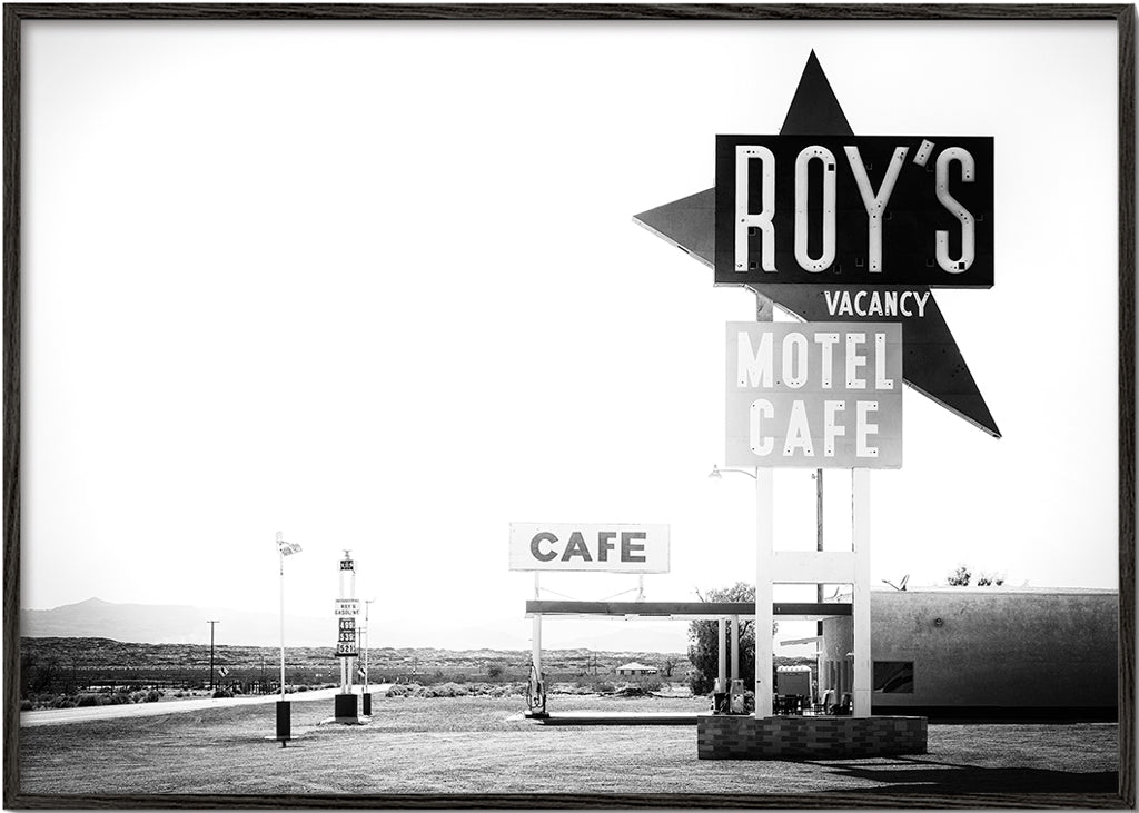 Vintage plakat Roy's Motel Café Route 66