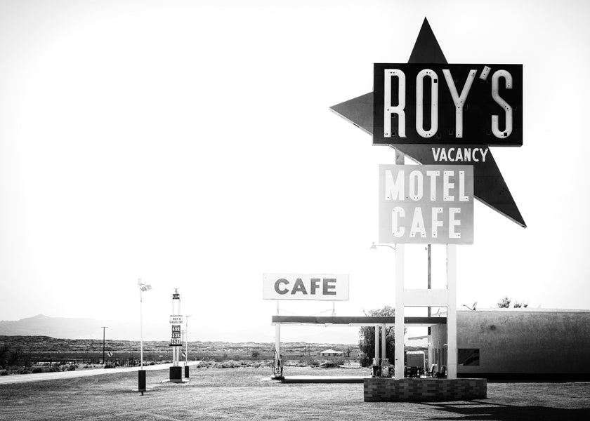 Vintage plakat Roy's Motel Café Route 66