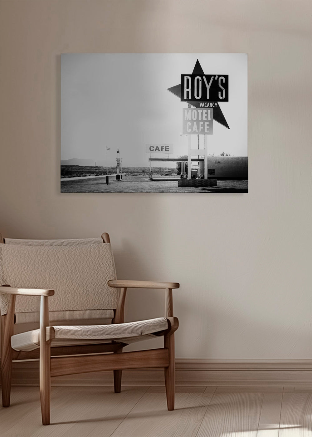Vintage plakat Roy's Motel Café Route 66