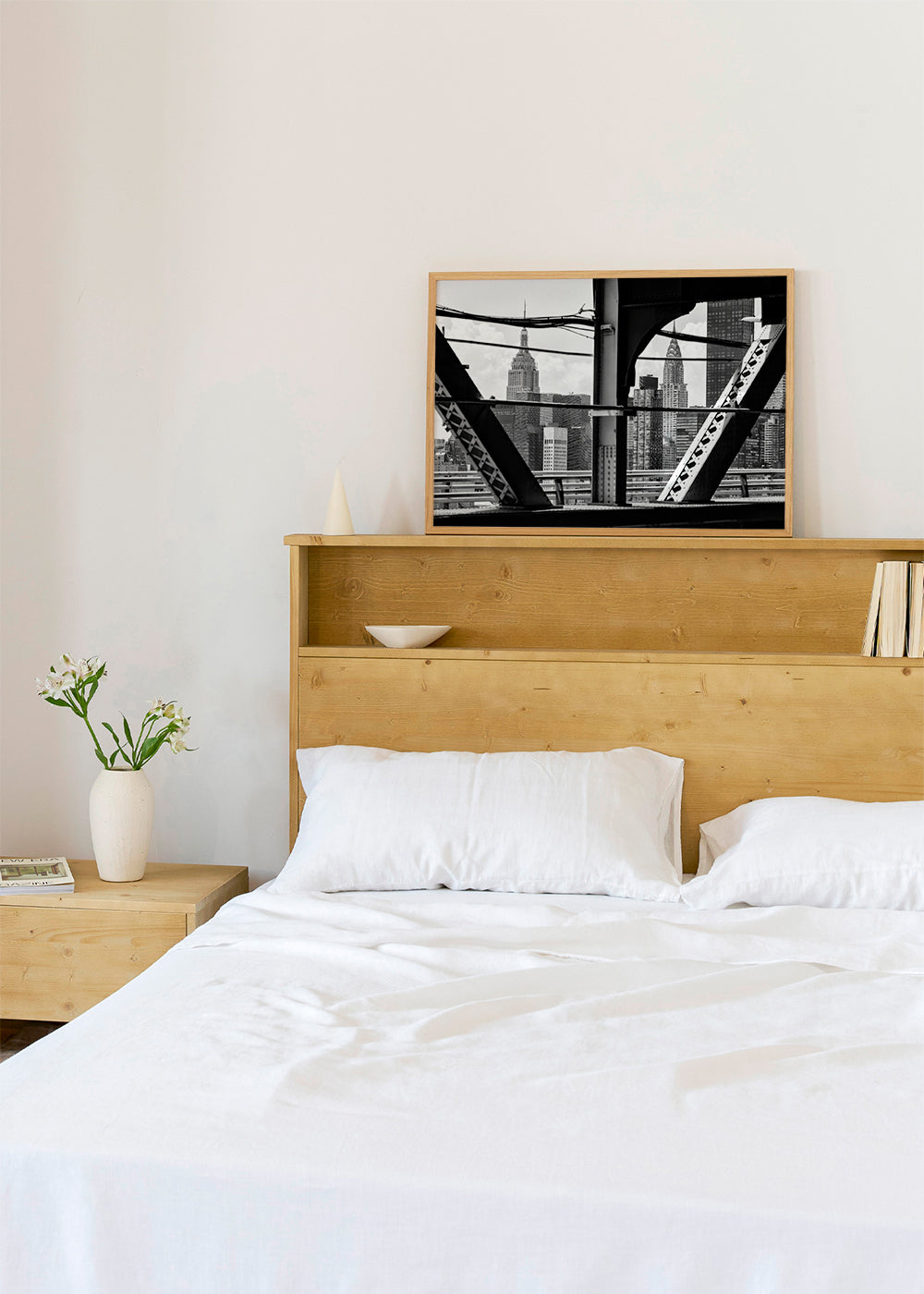 Byplakat: Manhattan i sort-hvid