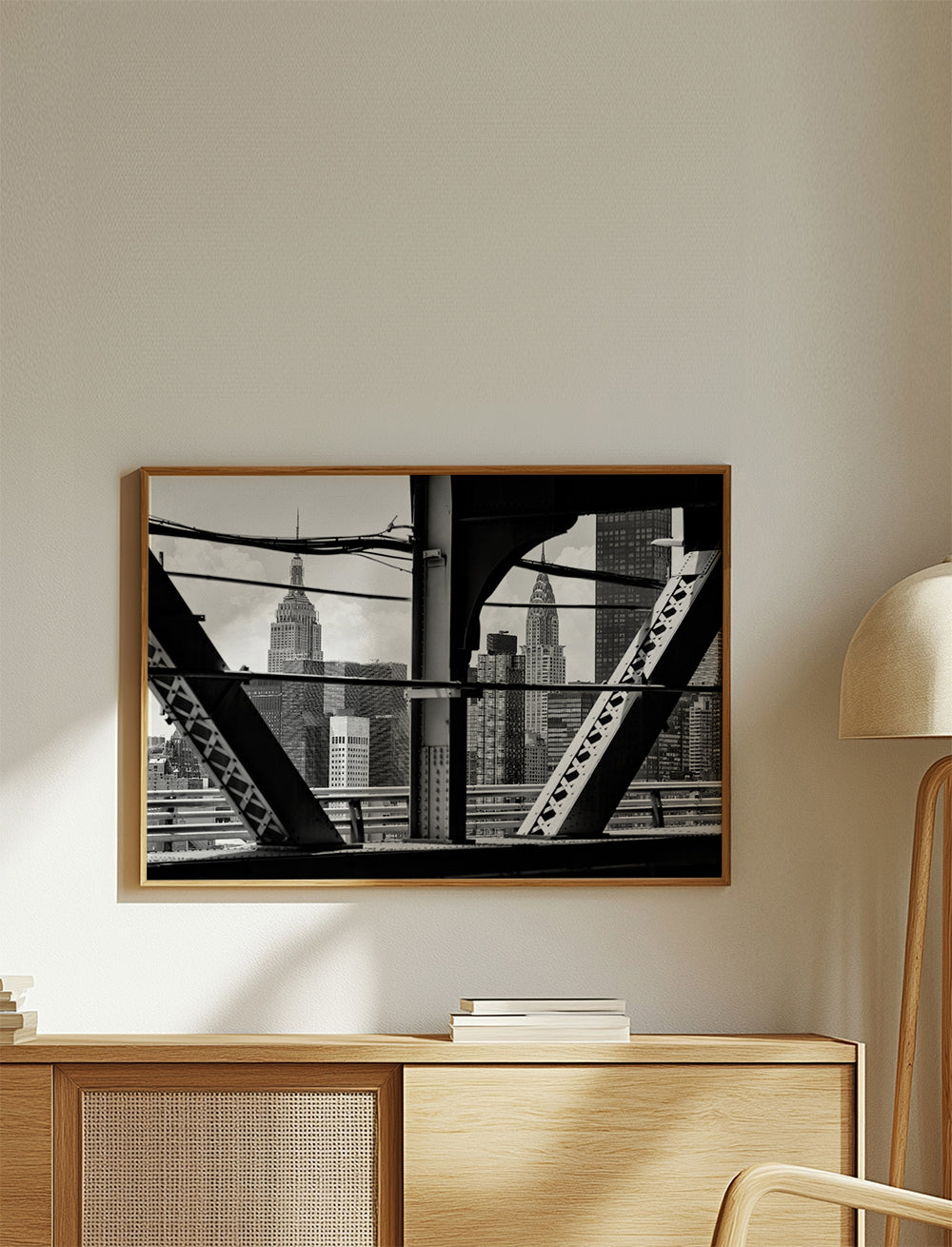 Byplakat: Manhattan i sort-hvid
