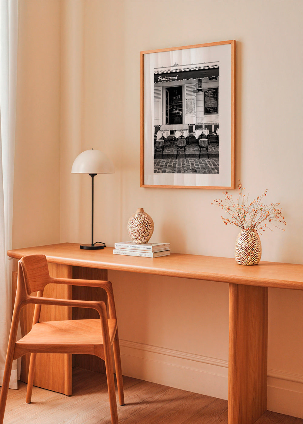 Køkkenkunst Pariserbistro sort-hvid
