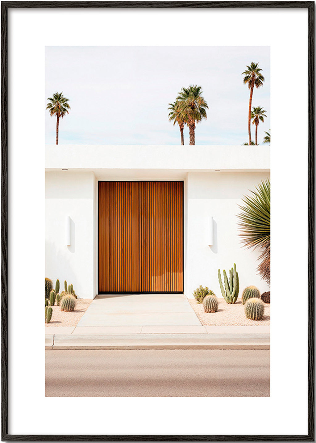Arkitekturfotografi med lameldør – Black Frame