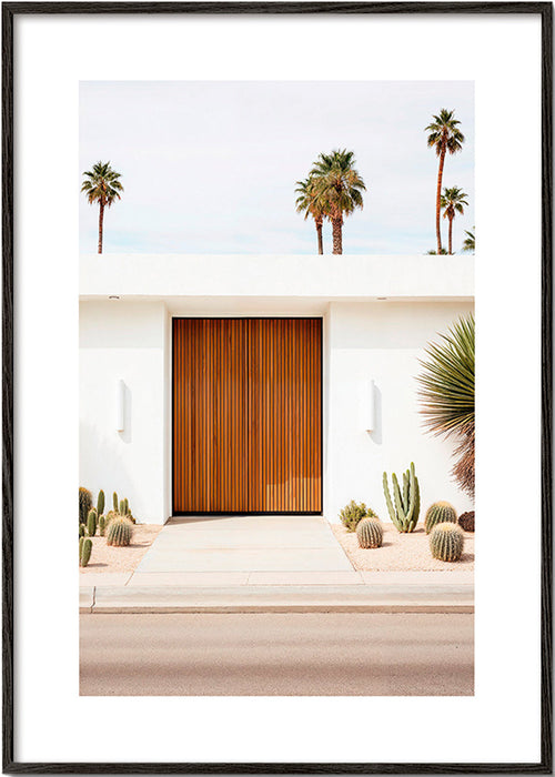 Arkitekturfotografi med lameldør – Black Frame