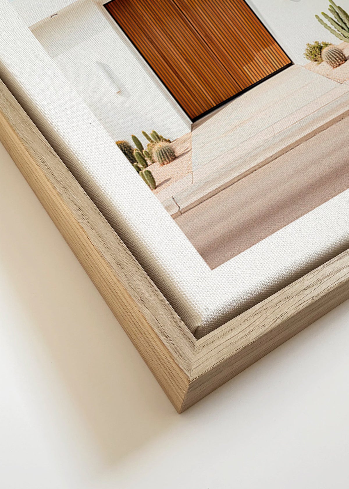 Arkitekturfotografi med lameldør – Canvas detail