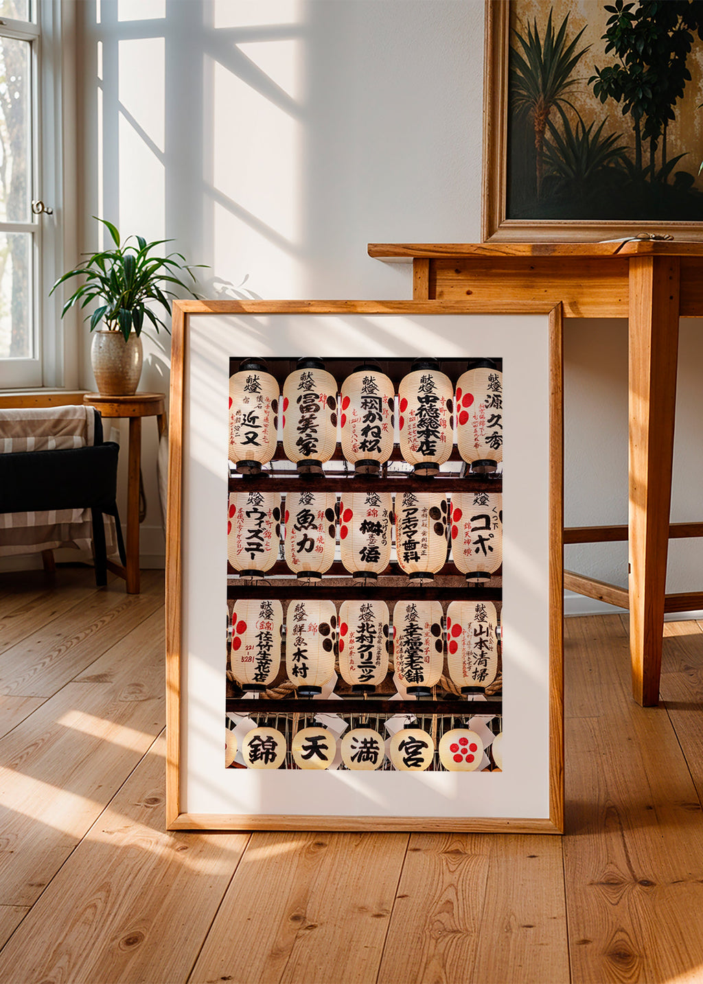 Fotografi af japanske lanterner på række – Product1