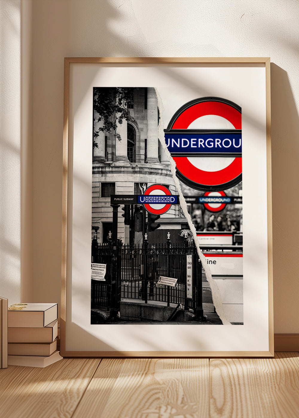 Bykunst med Underground-skilt fra London – Product1