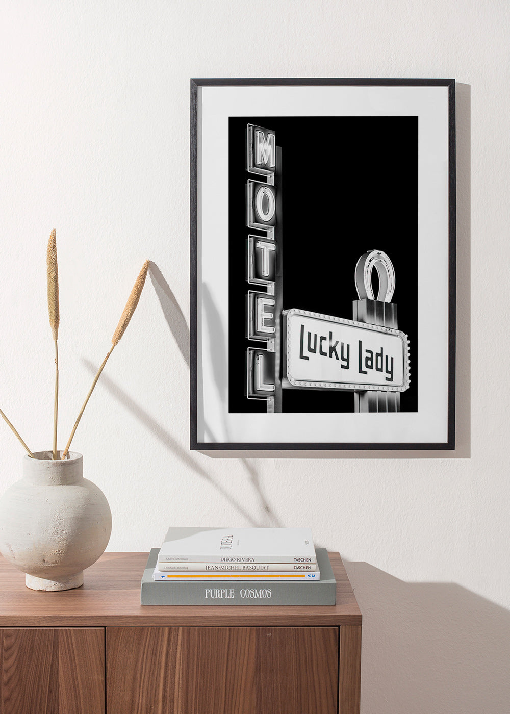 Fotografi Motel Lucky Lady-neonskilt – Product3