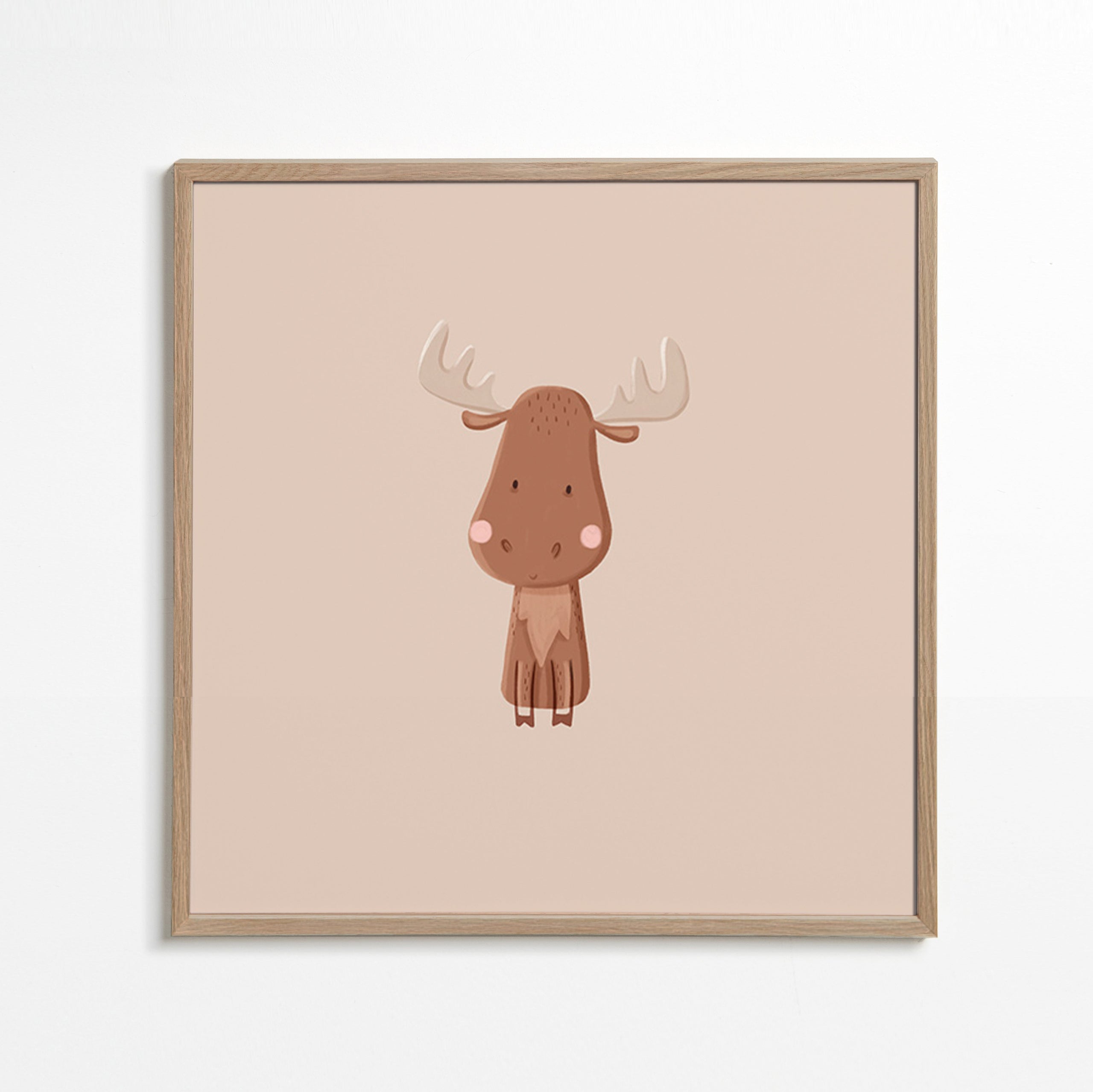 Minimalistisk elgplakat