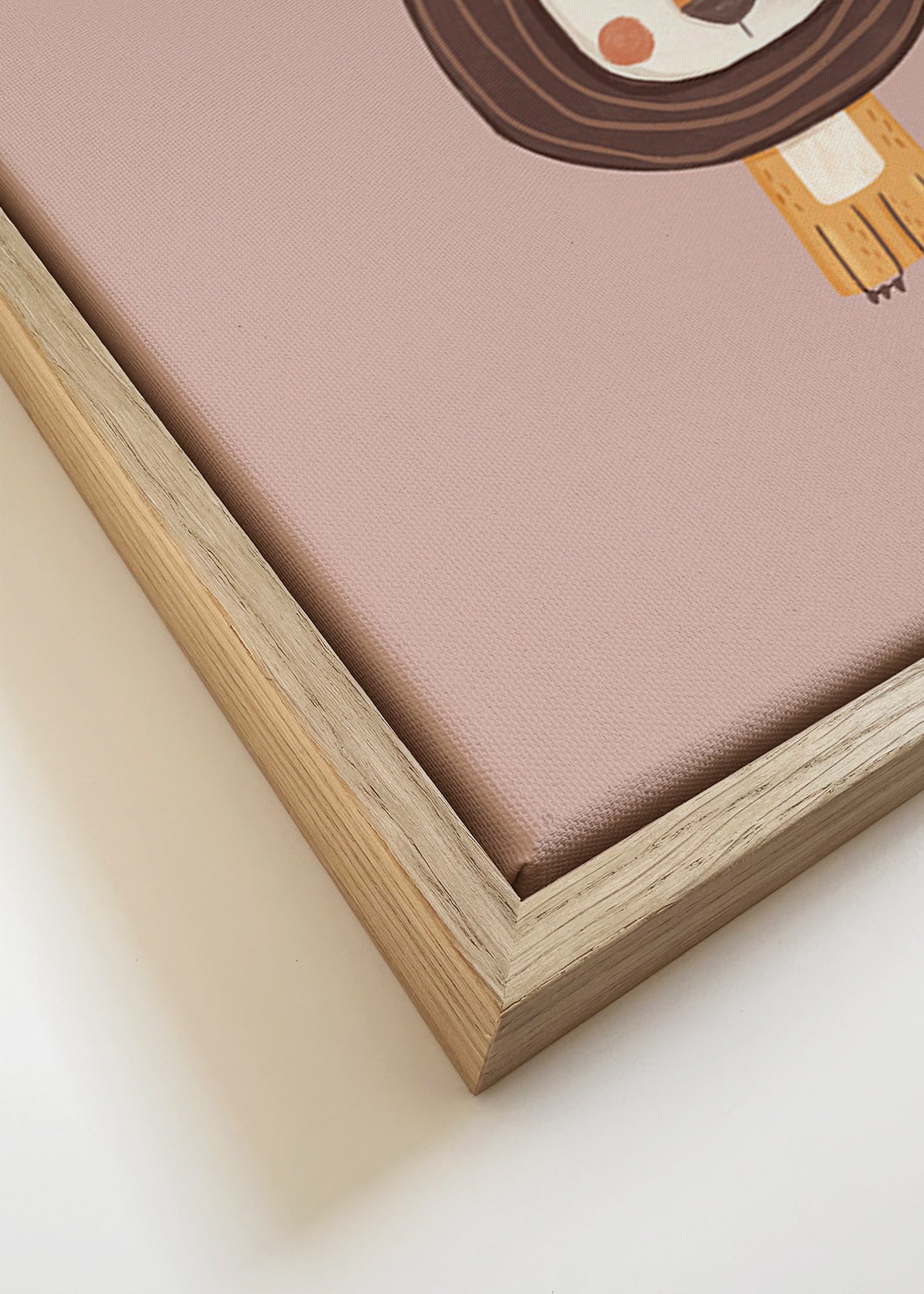 Børneplakat: minimalistisk løve