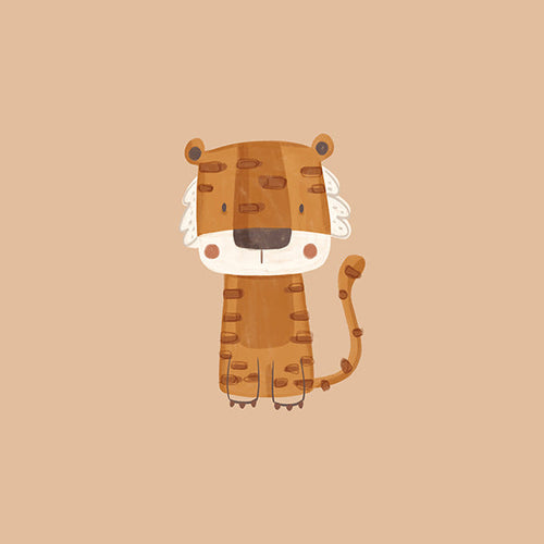 Tiger illustration minimalistisk