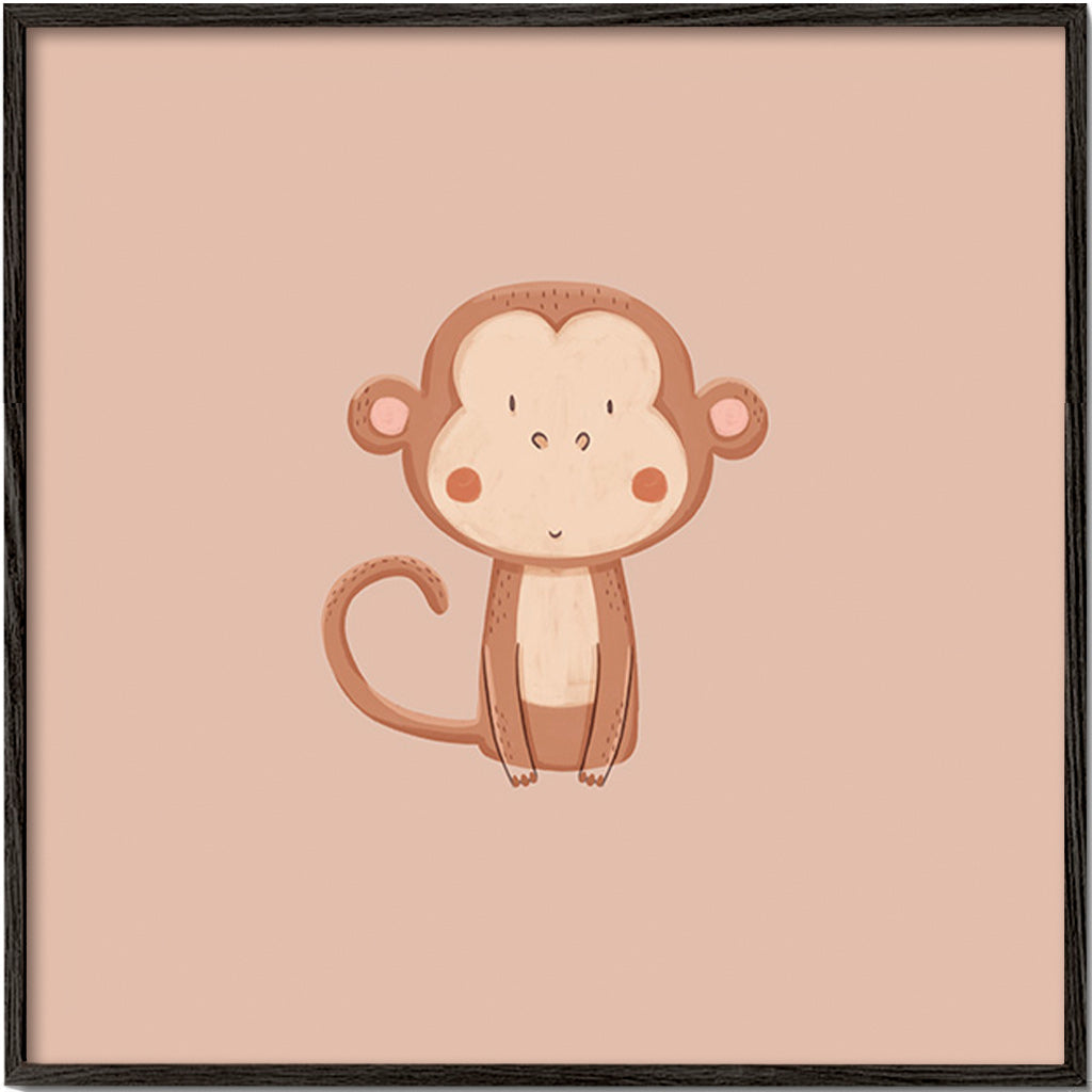 Minimalistisk abe plakat