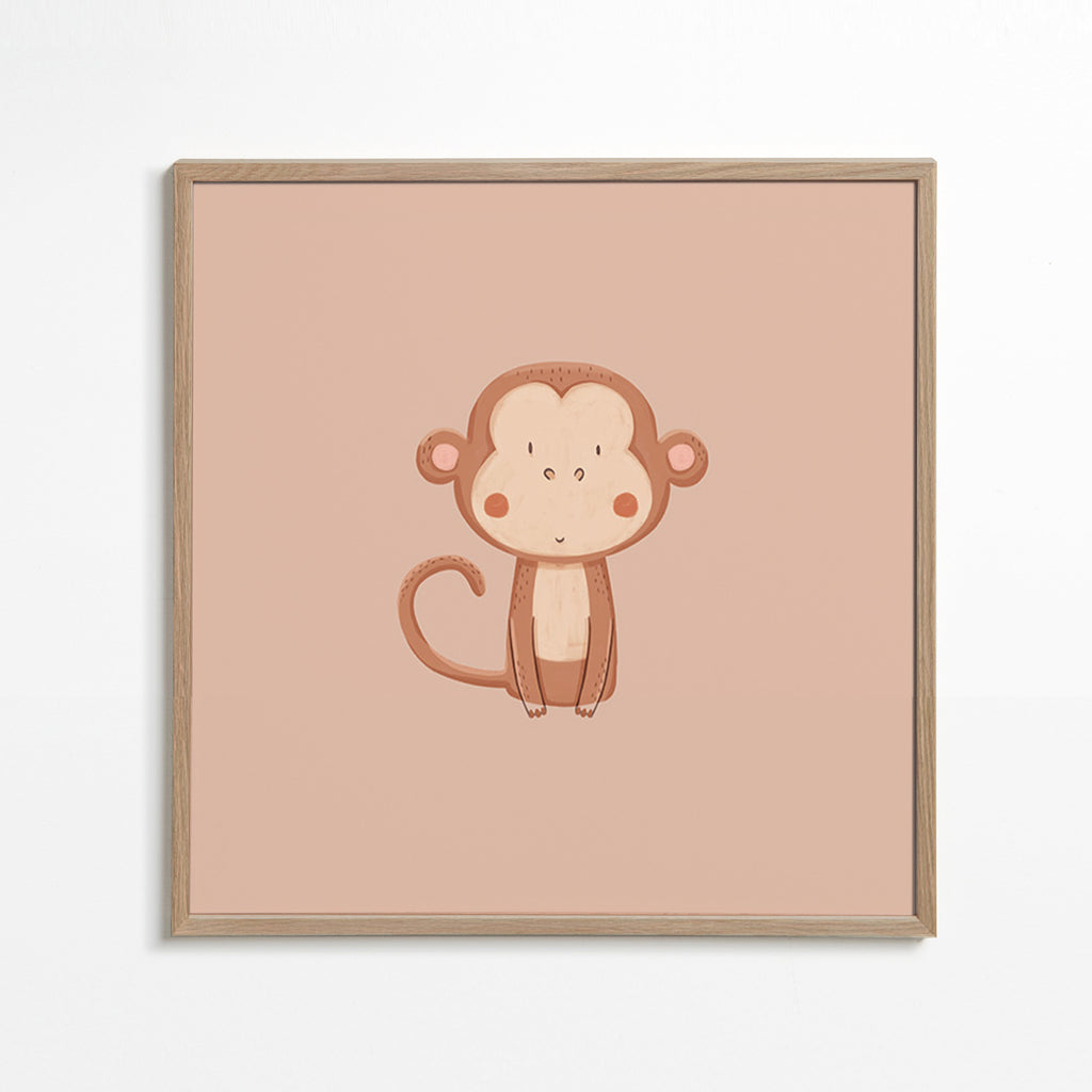 Minimalistisk abe plakat