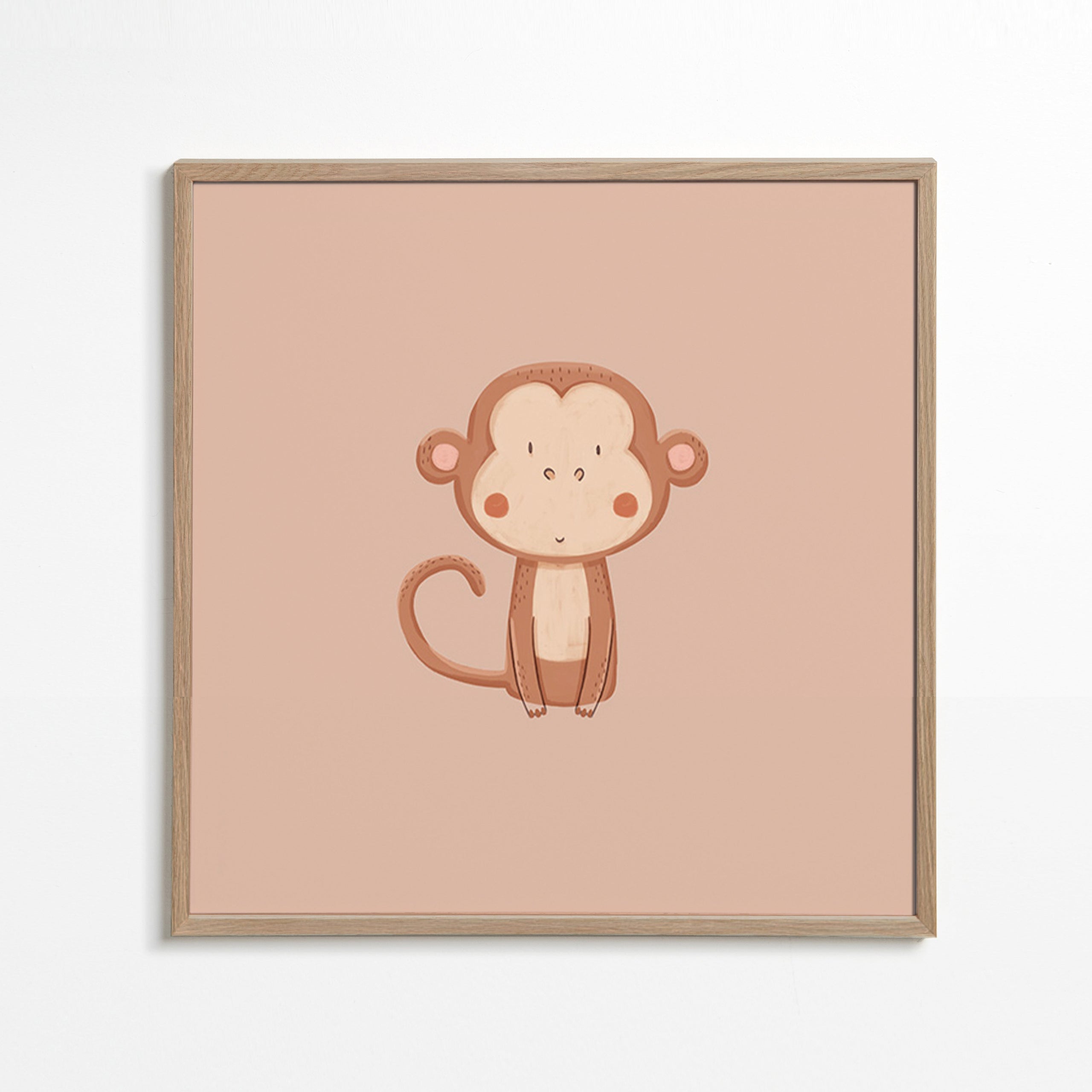 Minimalistisk abe plakat