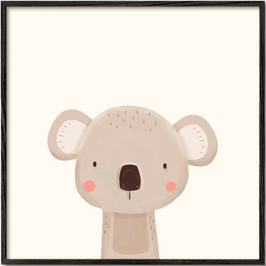 Børneplakat koala sød