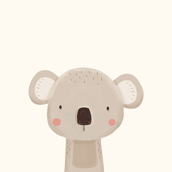 Børneplakat koala sød