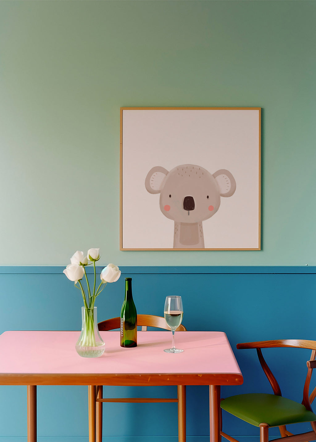 Børneplakat koala sød