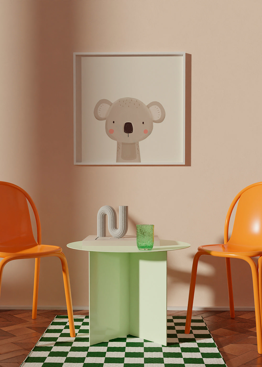 Børneplakat koala sød