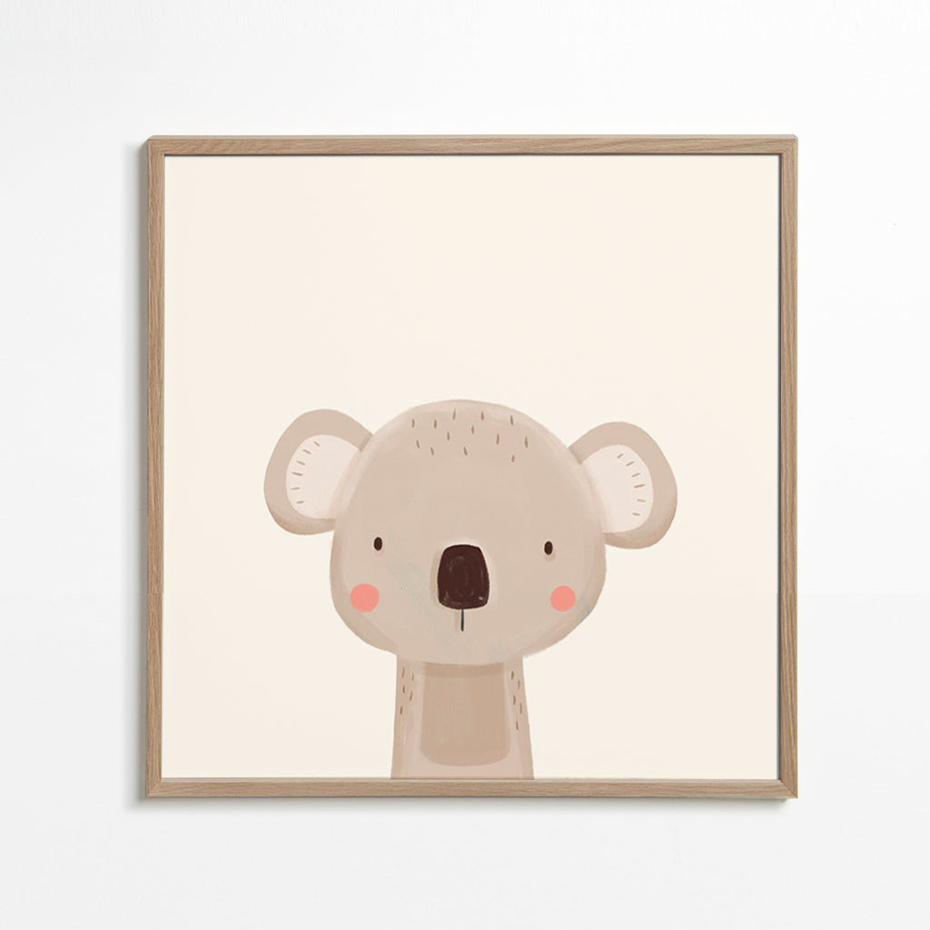 Børneplakat koala sød
