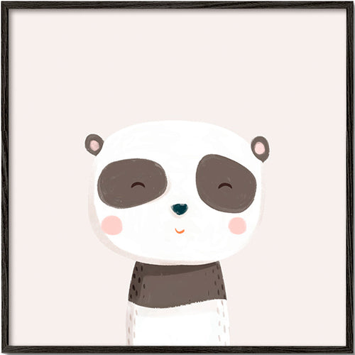 Børneplakat sød panda illustration