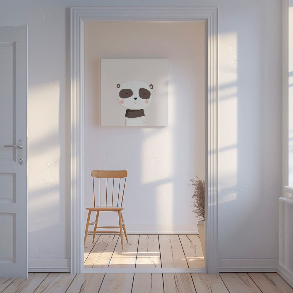 Børneplakat sød panda illustration