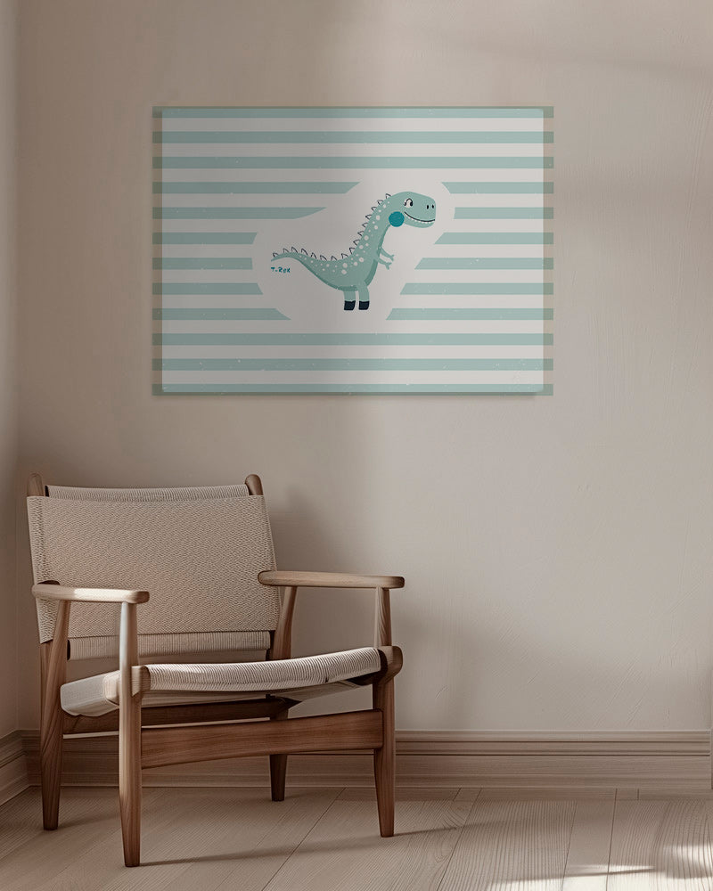 Børneplakat T-Rex sjov