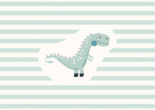 Børneplakat T-Rex sjov
