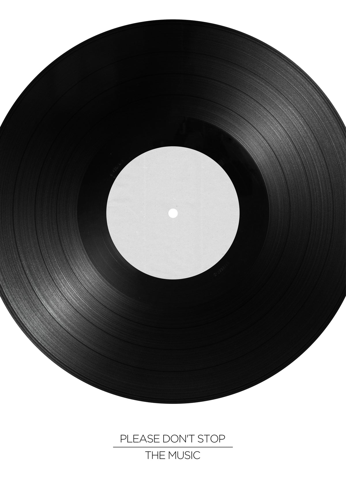 Don'T Stop The Music - Unframed art print