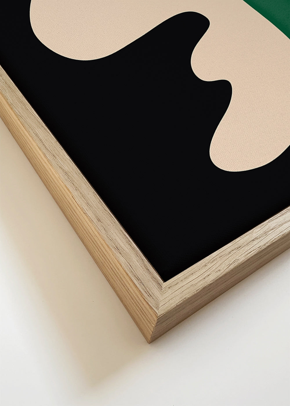 Botanisk plakat abstrakt blad
