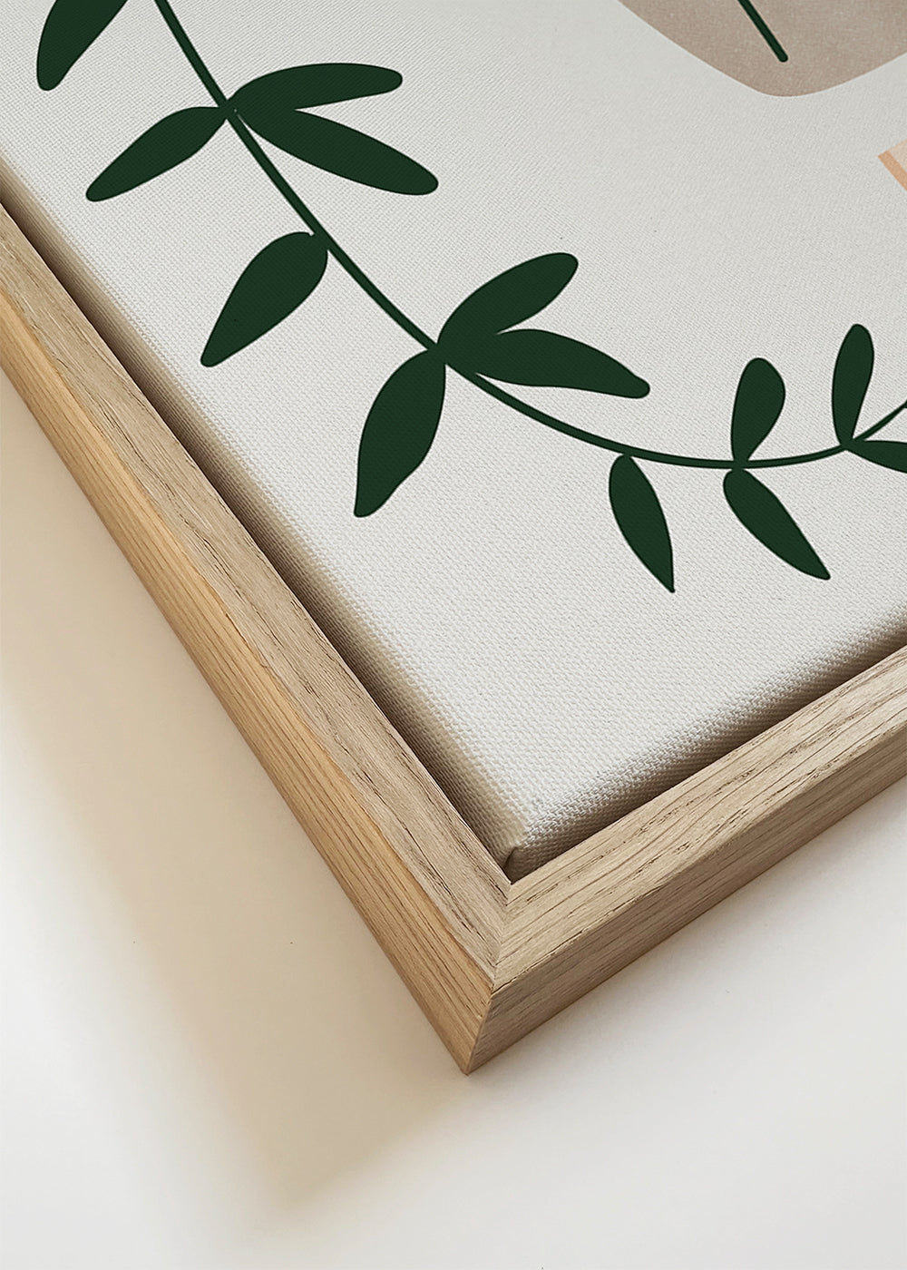 Køkkenkunst med kaffekande og botanisk gren