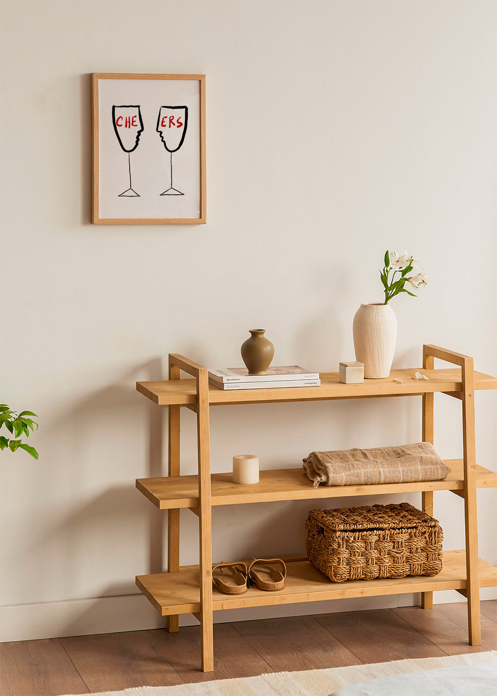 Køkkenkunst Cheers med profilglas