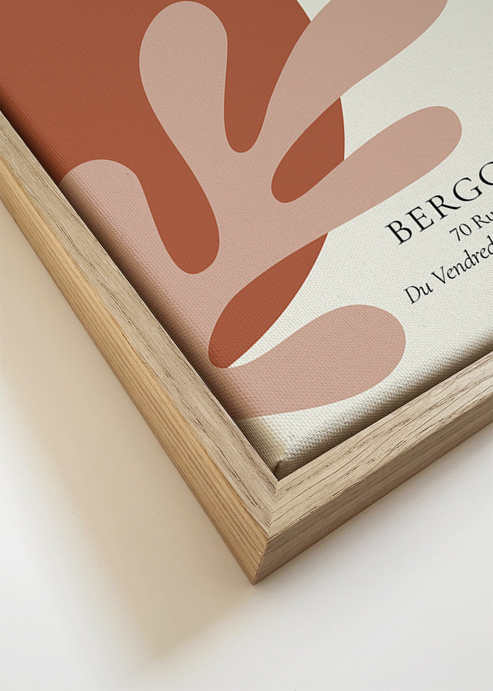 Vintage plakat inspireret af Matisse-udklip